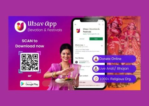 Join a vibrant community, sharing spiritual experiences through Utsav App.