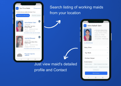 trusted maids at book my bai