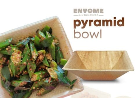 Envome Areca Pyramid Bowls
