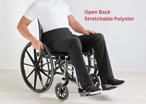 haxor open back polyster pants